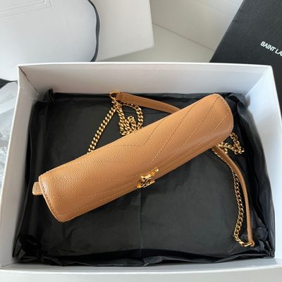 Saint Laurent Cassandre Envelope Chain Wallet — 3