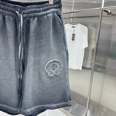 Chrome Hearts grey cotton shorts — 7