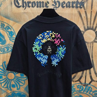 Chrome Hearts Black Casual Sunflower Tee — 10