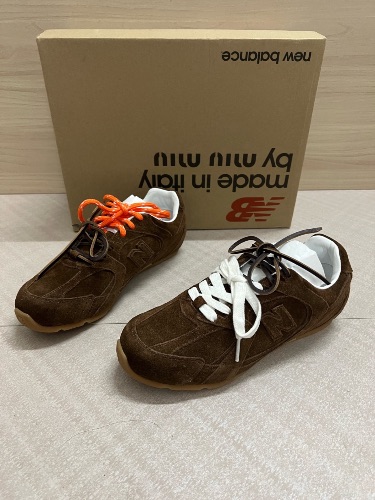 New Balance x Miu Miu 530 SL suede sneakers — 3
