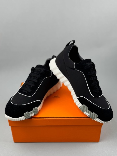 Hermès Bouncing sneakers in a black and white — 4