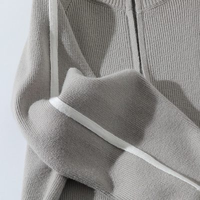 Prada knitted zip-up cardigan — 7