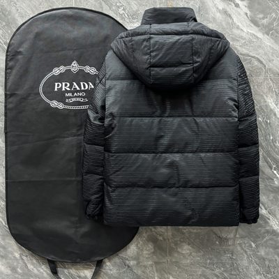 Prada hooded down puffer jacket — 3