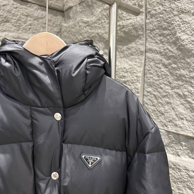 Prada Re-Nylon Down Puffer Jackets with Belt Bag — 5