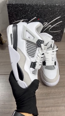 Nike Air Jordan 4 Retro "Military Black" sneakers — 5