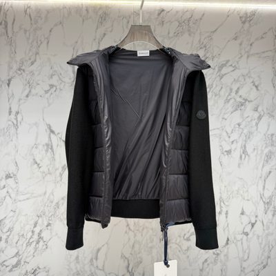 Moncler Padded Waffle-Knit Hoodie — 5