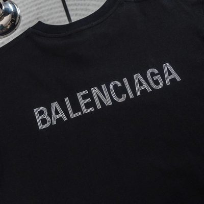 Balenciaga cotton jersey T-shirt with a center logo print — 5