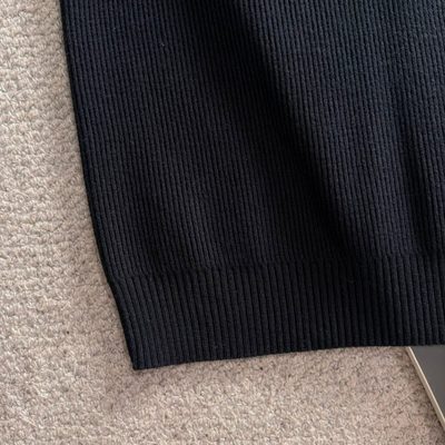 Dior  long-sleeve knit polo sweater — 5