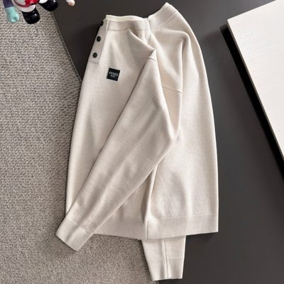 Fendi knitted henley sweater — 7
