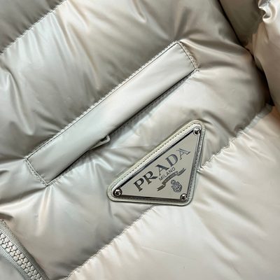 Prada shiny nylon puffer jacket — 9