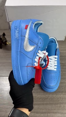 Nike Air Force 1 Low Off-White MCA University Blue sneakers — 5