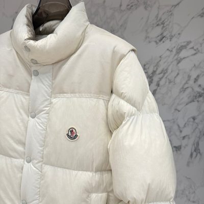 Moncler Men's Verone Reversible Short Down Jacket — 7
