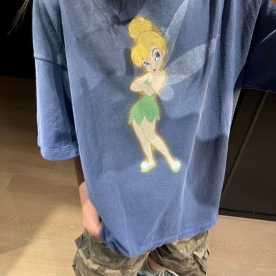SAINT Mxxxxxx x Disney Tinker Bell Navy short-sleeved t-shirt — 5