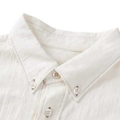 Prada Re-Nylon logo-plaque shirt — 3