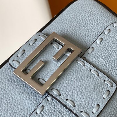 Fendi Baguette macro-stitch messenger bag (T) — 9