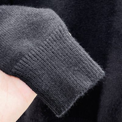 Burberry black crewneck knit sweater — 9