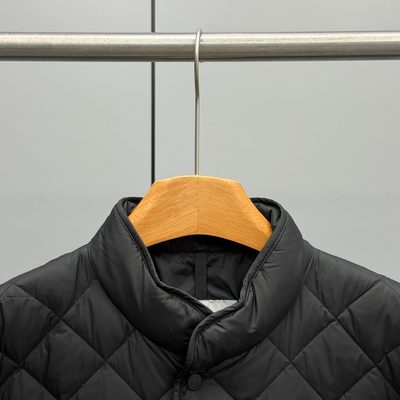 Moncler Oise Diamond Quilted Short Down Jacket — 4
