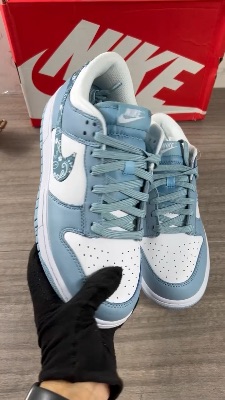Nike Dunk Low "Blue Paisley" sneakers — 5