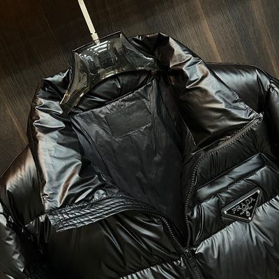 Prada shiny nylon puffer jacket — 7