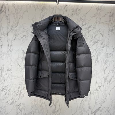Burberry Hooded Mid-Length Down Jacket — 5