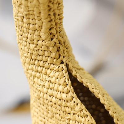 Saint Laurent Icare Hobo in Raffia — 6