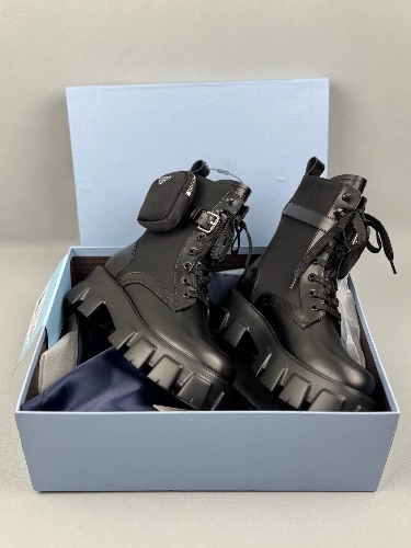 Prada Monolith combat boots