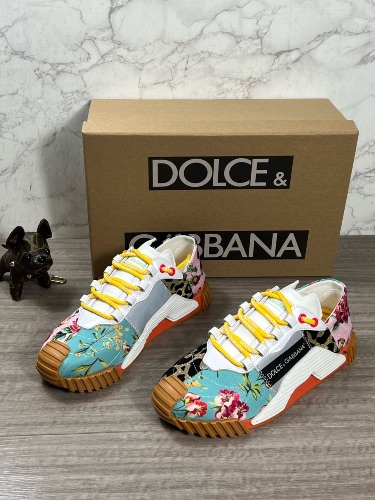 Dolce & Gabbana Multicolor Patchwork NS1 sneakers — 3