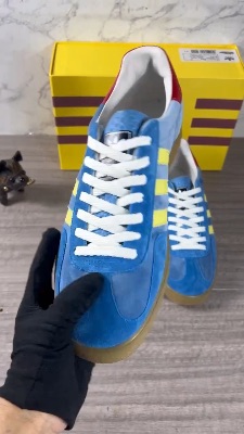 Adidas x Gucci Gazelle Light Blue Suede sneakers — 5
