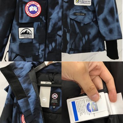 Canada Goose Expedition Parka in Abstract Blue Camo — 8