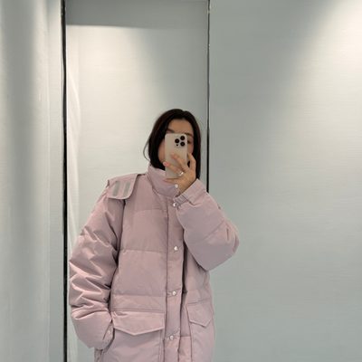 Prada pink hooded puffer jacket — 3