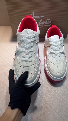 Christian Louboutin Astroloubi White Loubi leather sneakers — 5