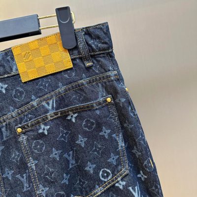 Louis Vuitton Monogram denim shorts — 5