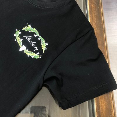 Burberry Thistle Logo Cotton T-Shirt — 5