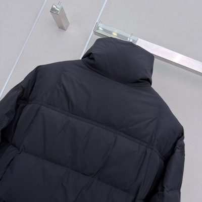 Prada Re-Nylon cropped down puffer jacket — 8