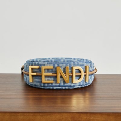 Fendi Fendigraphy Mini Hobo Bag (T) — 5