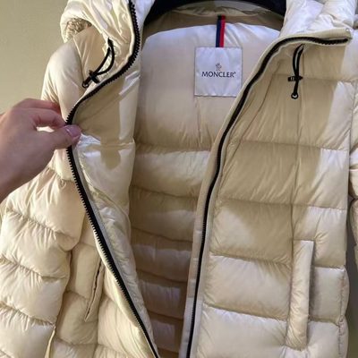Moncler Suyenne Hooded Mid-Length Down Jacket — 3