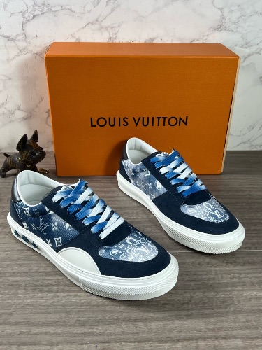 Louis Vuitton Bandana Blue Ollie low-top sneakers — 3