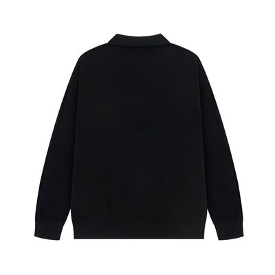 Moncler long-sleeve knit polo sweater — 4