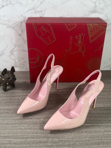 Christian Louboutin Hot Chick Sling patent leather pumps — 3