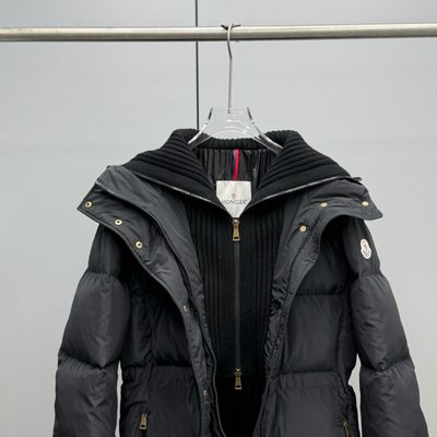Moncler Chamer Hooded Quilted Shell Down Coat — 7