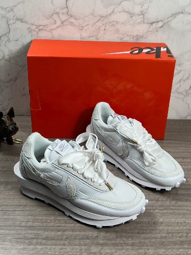 Nike LDWaffle Sacai 'White Nylon' sneakers — 4