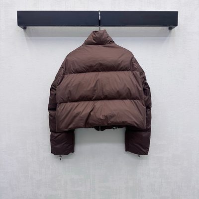 Prada Cropped Re-Nylon Down Jacket — 6