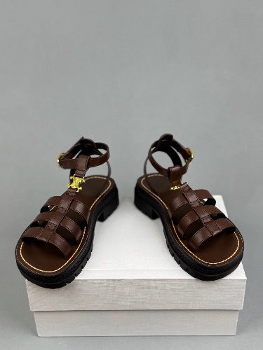 Celine Clea Triomphe sandals — 4