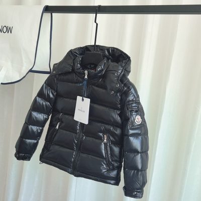 Moncler Enfant New Maya Black Puffer Jacket — 3