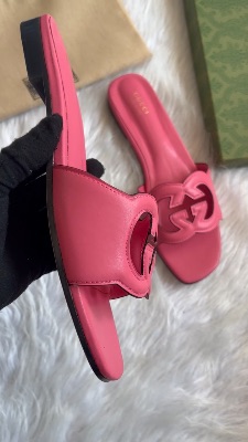 Gucci Cosmos Interlocking G slide sandals — 5