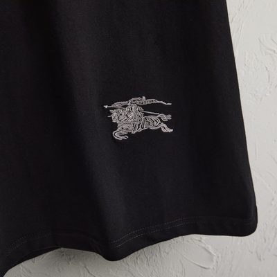 Burberry black cotton crew-neck T-shirt — 6
