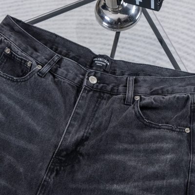 Balenciaga pinstripe denim jeans — 3