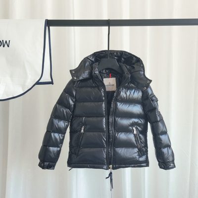 Moncler Enfant New Maya Black Puffer Jacket — 8