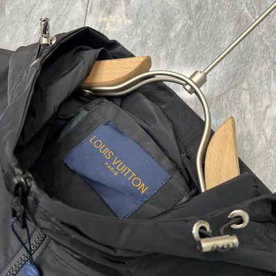 Louis Vuitton black monogram reversible windbreaker — 4