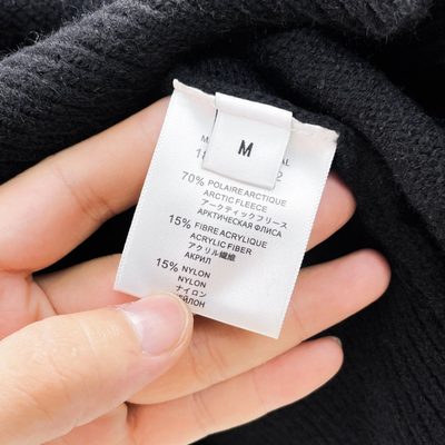 Burberry black crewneck knit sweater — 12